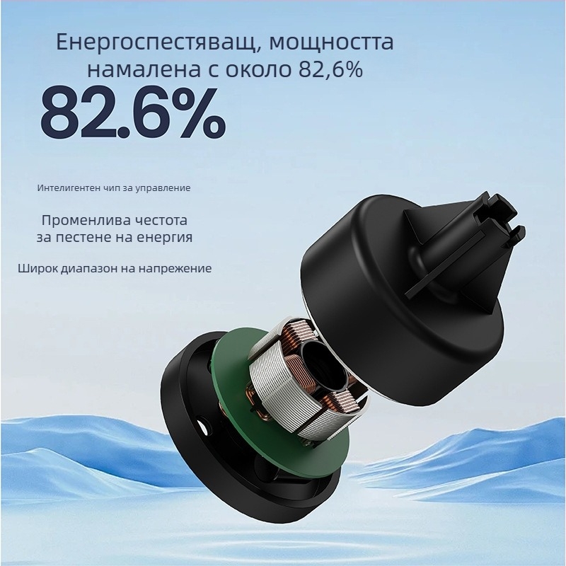 Meisheng APC-A прозоречен екстракторен вентилатор, DC инвертор, безшумен, две скорости, за баня и кухня