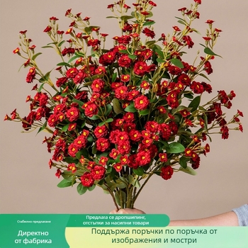 Изкуствени рози за Деня на Свети Валентин, домашен декор, аранжировки от изкуствени цветя, букет за сватба