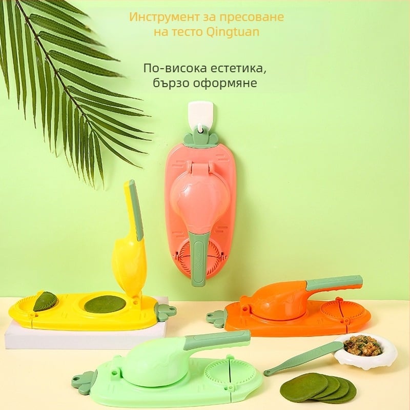 Уред за пелмени: ръчно пресоване на кори и формиране на пелмени за дома