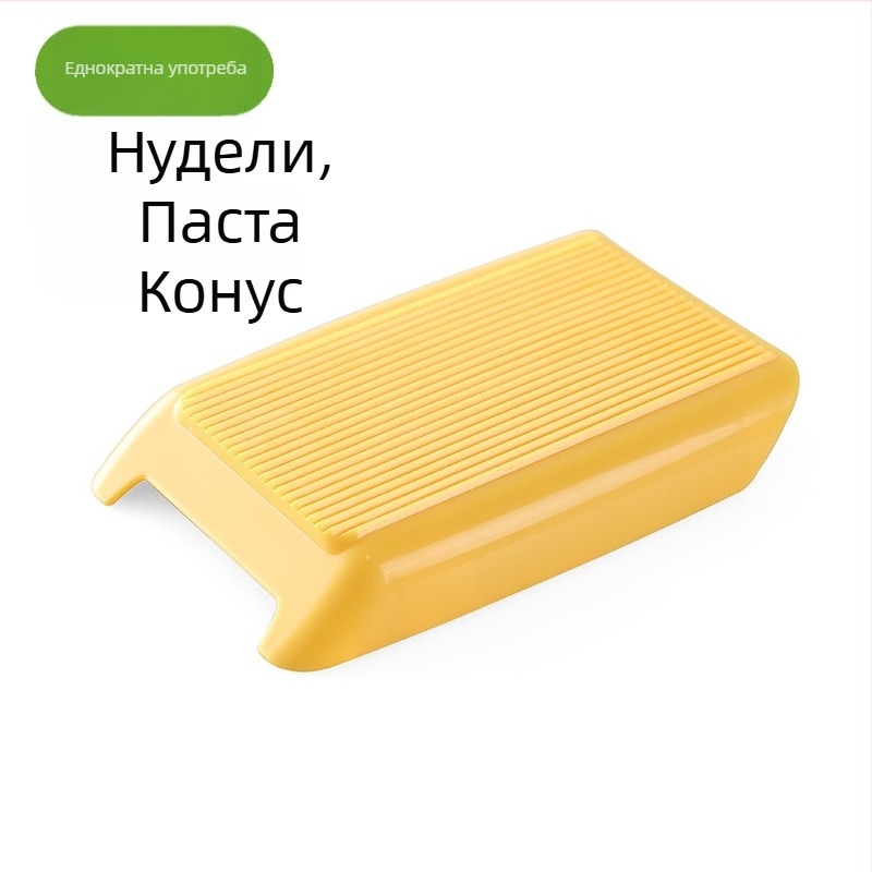 Домашна дъска за конопено тесто и форми за нудели с форми котешки уши и черупки