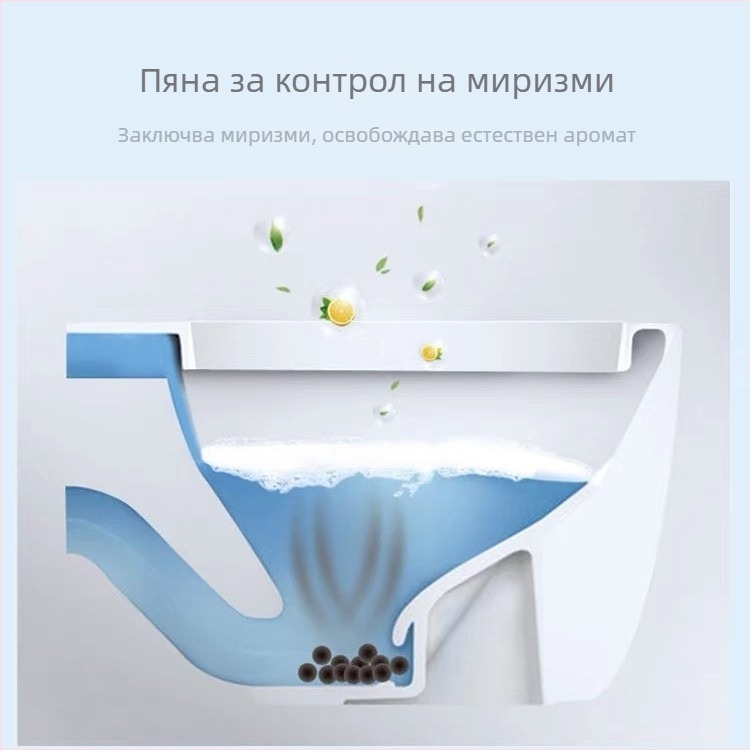 Умен капак за тоалетна с щит от пяна, против миризми, антибактериален и защитен от пръски
