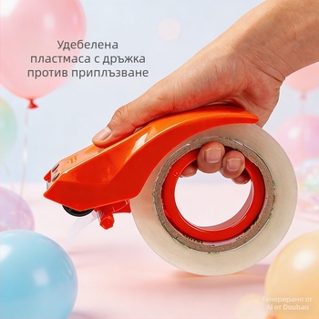 2-инчов уред за запечатване на кутии, пластмасов нож за лента, ръчен диспенсър за лента за опаковки, модел 8051