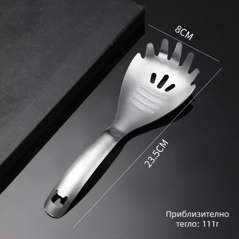 304 неръждаема стомана лъжичка за бебешко хранене, уред за пюриране, отварачка за бутилки, разделител за белтъци, мултифункционална лъжичка 5 в 1