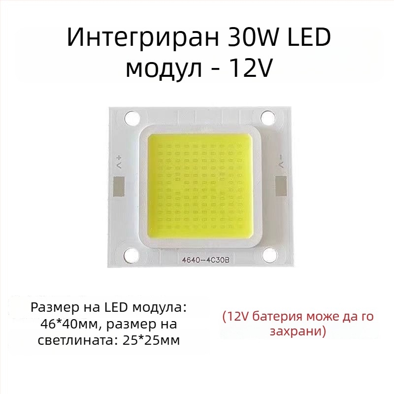 Guanyi соларна улична лампа, без драйвер, интегриран LED прожекционен панел 30W/50W