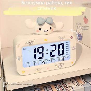 Ученически будилник, 2025 нов модел интелигентен електронен настолен часовник за деца, момчета и момичета