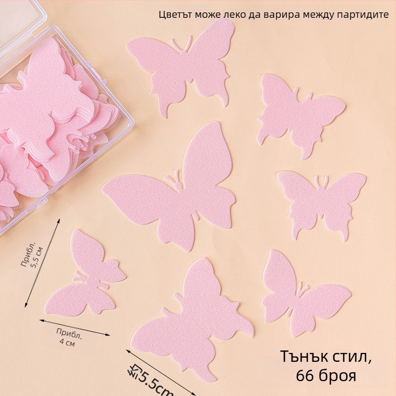 Бели пеперуди от ваферна хартия за торти – украса за печене