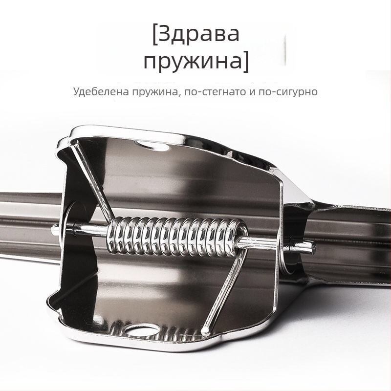 Кръгъл клип от неръждаема стомана, персонализиран и здрав, мултиразмерен метален клип с планинска форма за квитанции и канцеларски материали