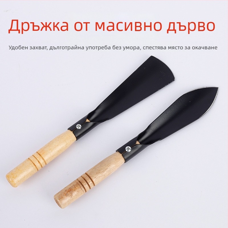 Многофункционална градинарска лопата от манганова стомана за засаждане на цветя и пресаждане на разсад
