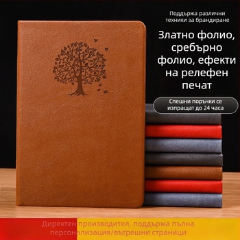A5 бележник, минималистичен дизайн, дневник в ретро стил, компактен размер