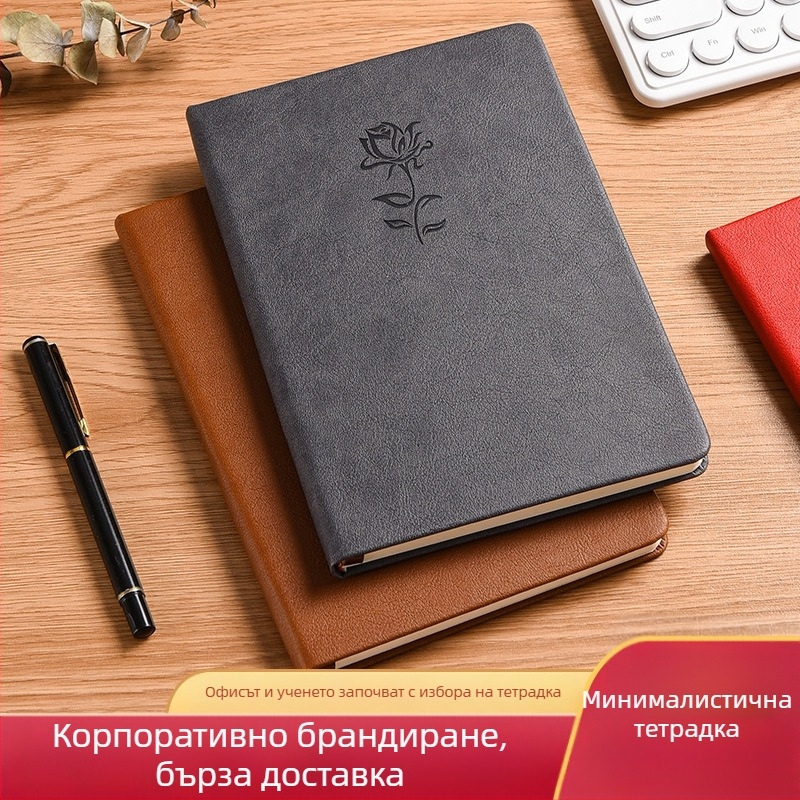 A5 бележник, минималистичен дизайн, дневник в ретро стил, компактен размер