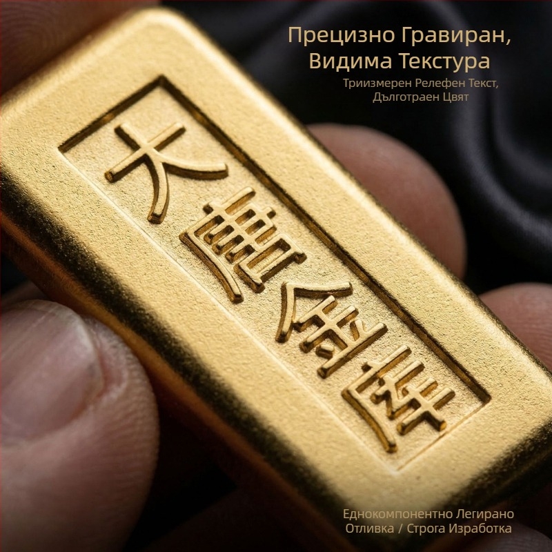 Имитационни сплавни златни пръти, твърди златни зърна, златни семена, декоративно метално изделие