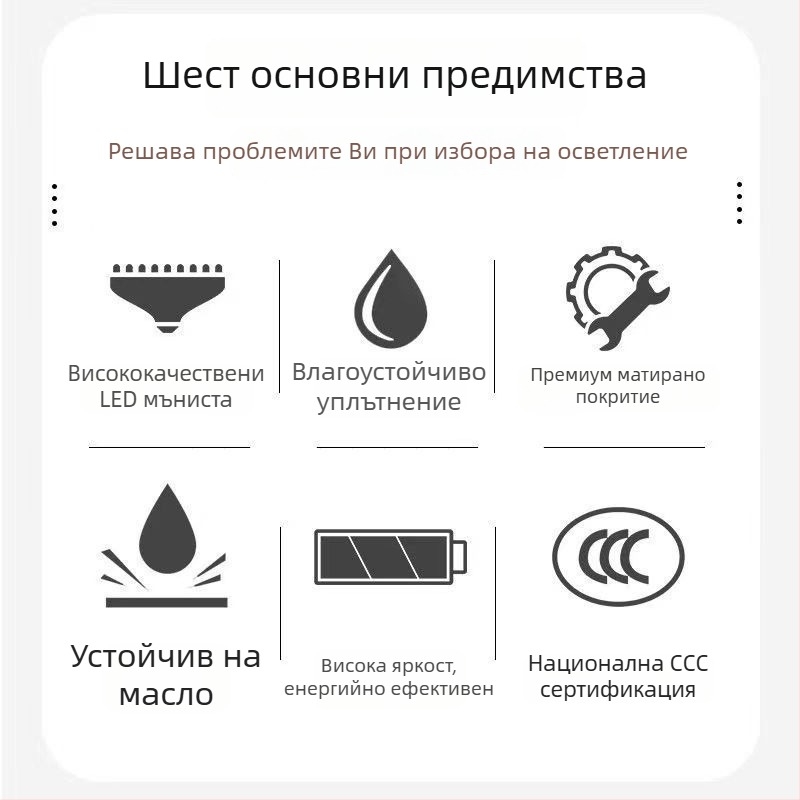 Комбиниран таванен осветител и вентилационен вентилатор, 2-в-1 безшумен за кухнята