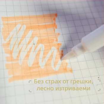 Комплект хайлайтъри с двоен връх: 3 цветни маркери за подчертаване и 3 изтриваеми писалки