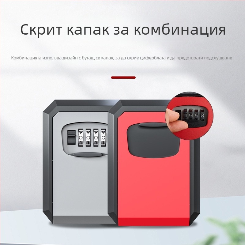 Сейф за ключове с парола за входна врата с котешко око – декорация за къщи за гости, временен държач на ключове, патентован продукт, модел 907
