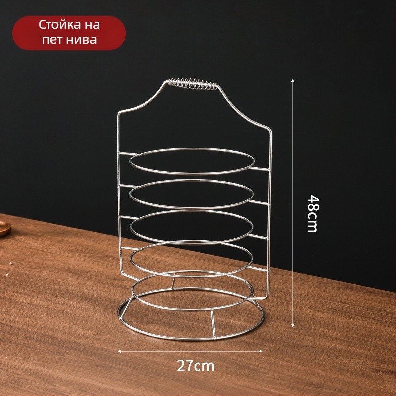 Lishun Паеля тиган със две дръжки, неръждаема стомана, незалепващ, двойно дъно, японски стил