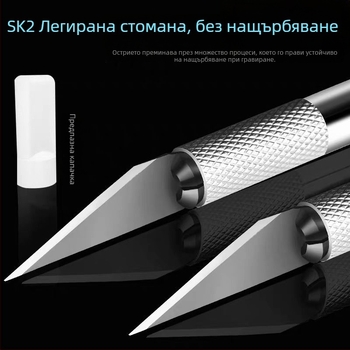 Алуминиев сплавен нож за занаяти – нож за дневник, дърворезба и DIY рязане на хартия