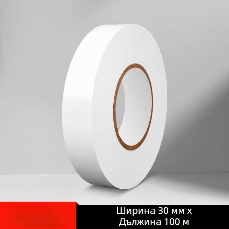 300 м много тънка двустранна лента с висока вискозност и прозрачност за офис и индустриална употреба
