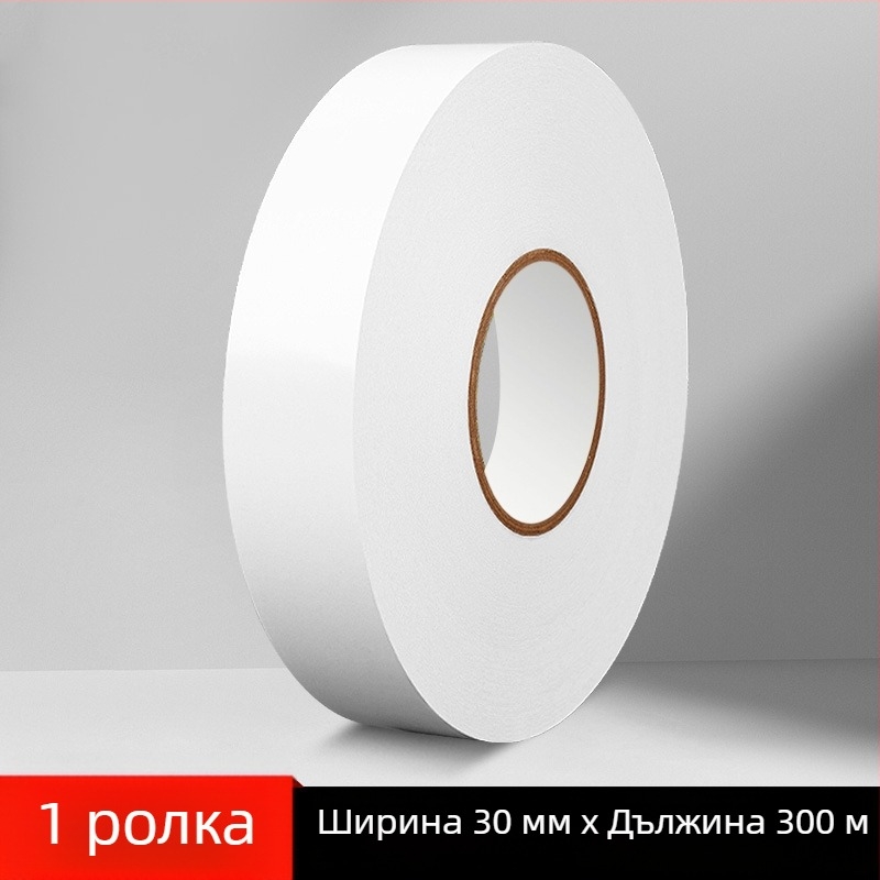 300 м много тънка двустранна лента с висока вискозност и прозрачност за офис и индустриална употреба
