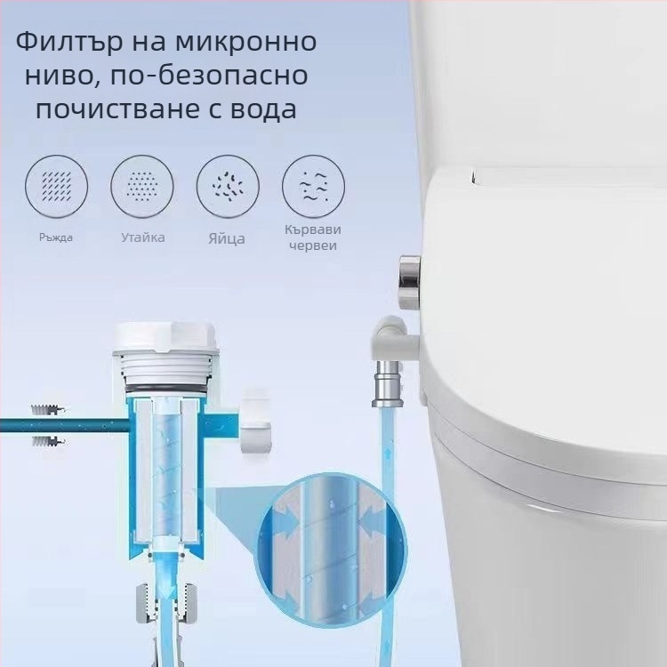 Умен капак за тоалетна за домашна употреба, напълно автоматичен, с нагряване и функция за измиване