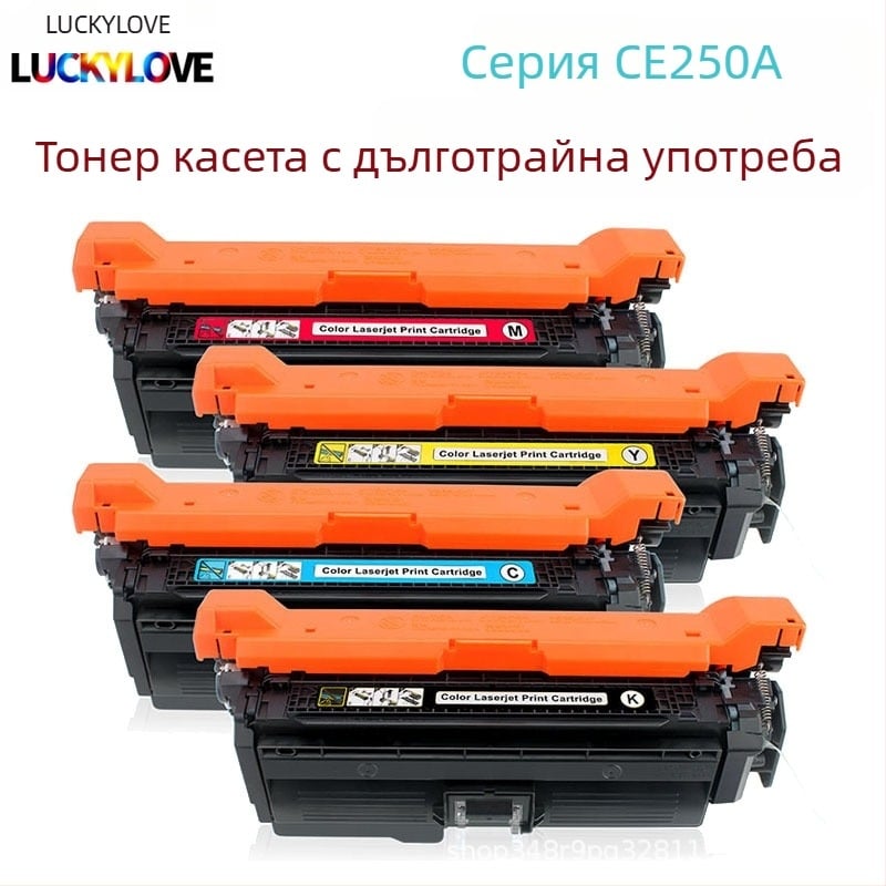CE250A тонер касета за HP CP3525 серия (CP3525n/dn, CM3530fs) и HP504A тонер прах