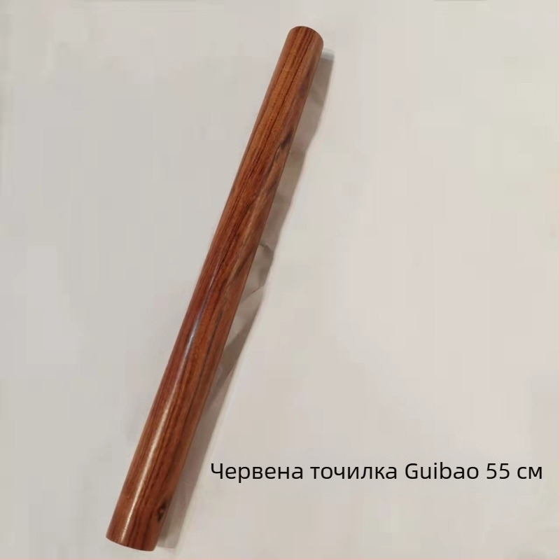 Дървена точилка за тесто с две плоски крайчета, Red Guibao, за домашна употреба