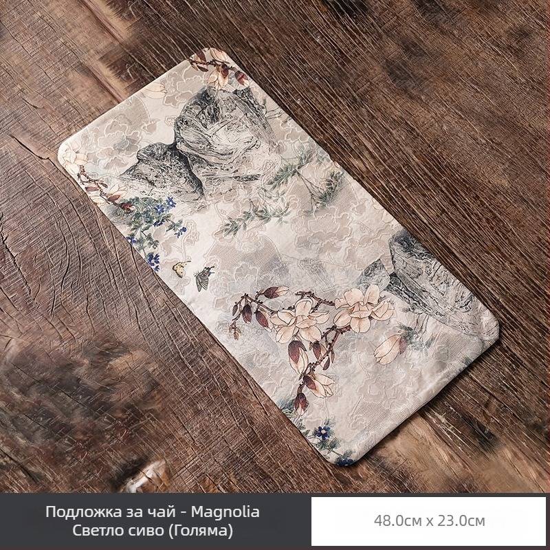 Премиум Xiangyun плат за чайна подложка и покривка за маса, модерен китайски дзен стил, водоустойчив текстил