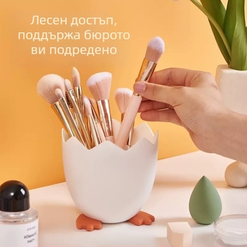 Карикатурен държач за писалки – мултифункционален настолен органайзер за дома, голям капацитет за детски цветни моливи и маркери