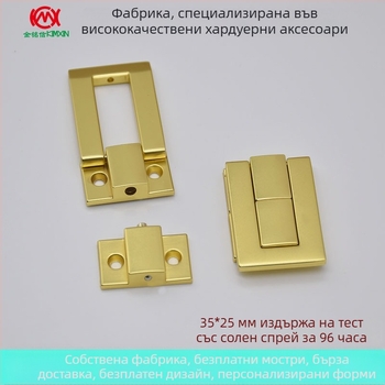 Kimxin цинкова сплав ключалка със слънчева закопчалка, 35x25, дървена кутия за опаковка, метални аксесоари за заключване