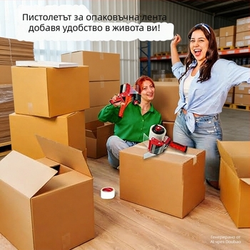 3-инчова ръчна машина за запечатване на лента за опаковане на пратки