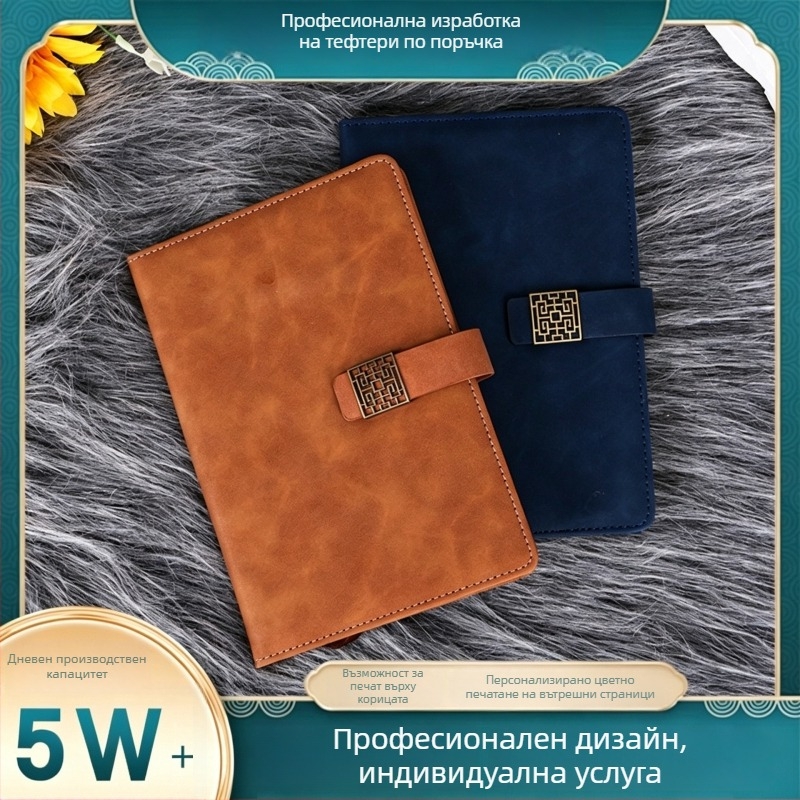 A5 тетрадка с дизайн на прозорец, дебели вътрешни страници, бизнес офис дневник, персонализирана
