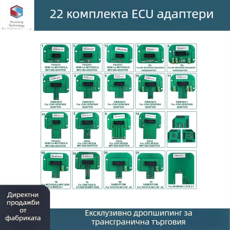 KTAG KESS KTM BDM 22 комплект адаптери Trasdata инструмент за настройка на чипа