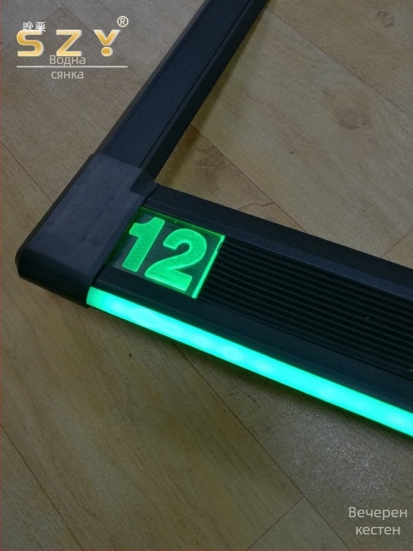 Водоустойчиви LED светлини за стъпала 12V/24V за стълбища, театри и киносалони, универсални за килими и подове
