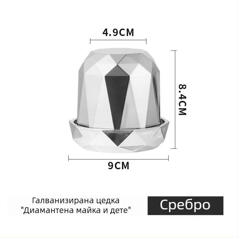 Креативна диамантена купа за зарове за бар KTV, персонализирано лого и цветове на заровете