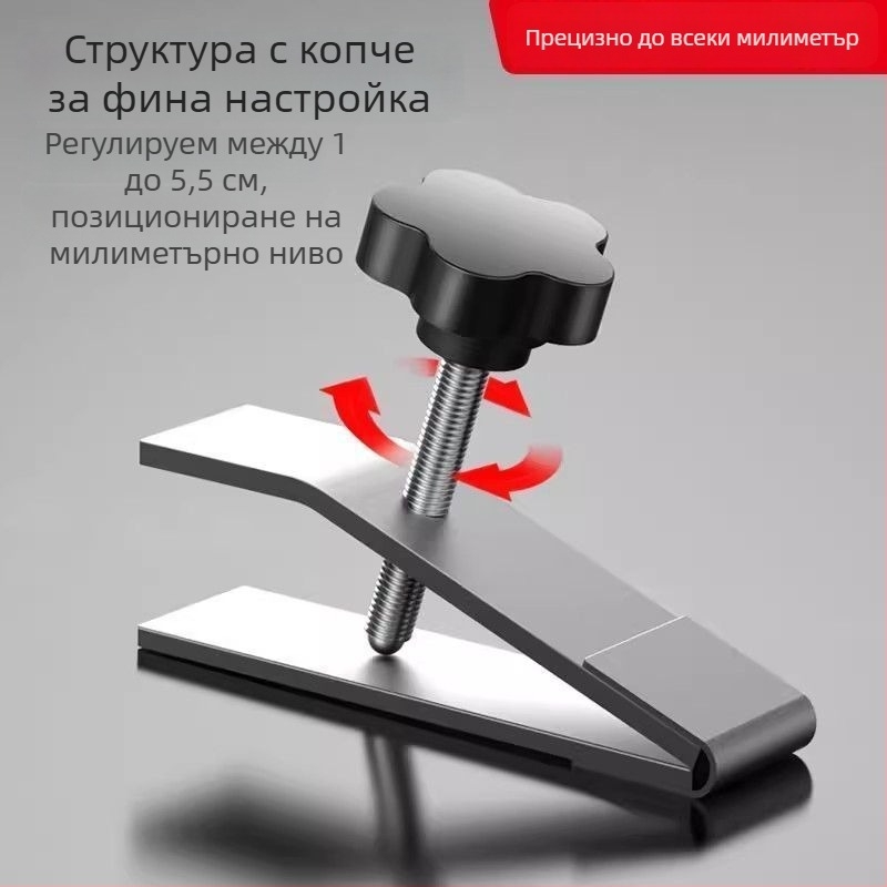 Регулатор на височината на стенни плочки и нивелир за полагане