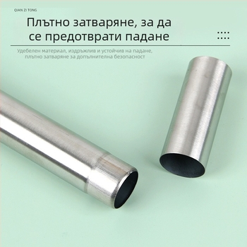 Стоманена тръба за съхранение на шишове за барбекю и кутия за шишове за готвене на открито