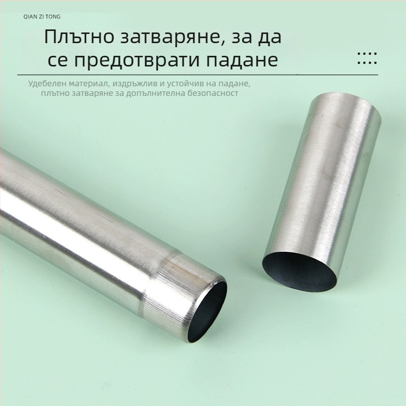 Стоманена тръба за съхранение на шишове за барбекю и кутия за шишове за готвене на открито