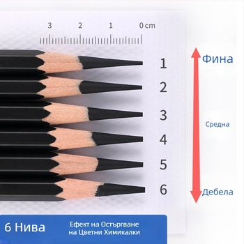 Ръчна острилка за моливи от зелено бамбуково дърво – мултифункционална за въглен и графит, за скици