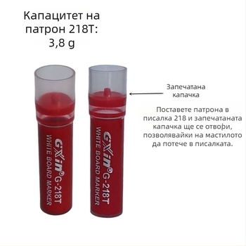 Маркерi за бяла дъска за преподаване, лесно изтриваеми, с подменяеми пълнители и картриджи, подходящи за стандартни бели дъски за основно и средно образование