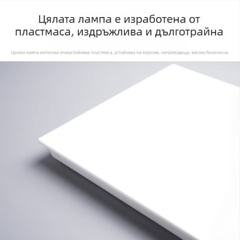 NVC LED таванно осветление, вградено за баня и кухня — плоска панелна лампа