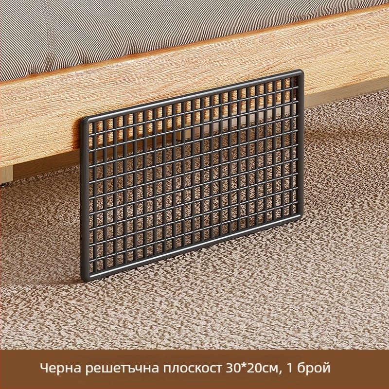 Долен панел за бариери под леглото в спалнята — защита срещу котки, железна мрежа за запълване на пролуки, предпазител за прозореца