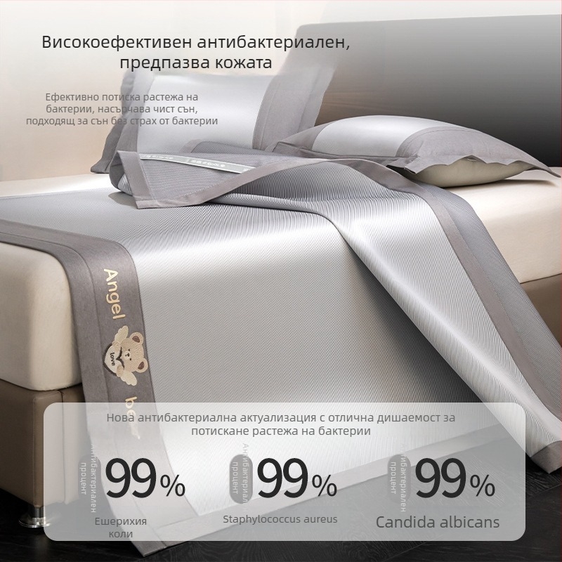 2025 нов модел охлаждащ мат от ледена коприна, сгъваем дизайн, безопасен за майки и бебета