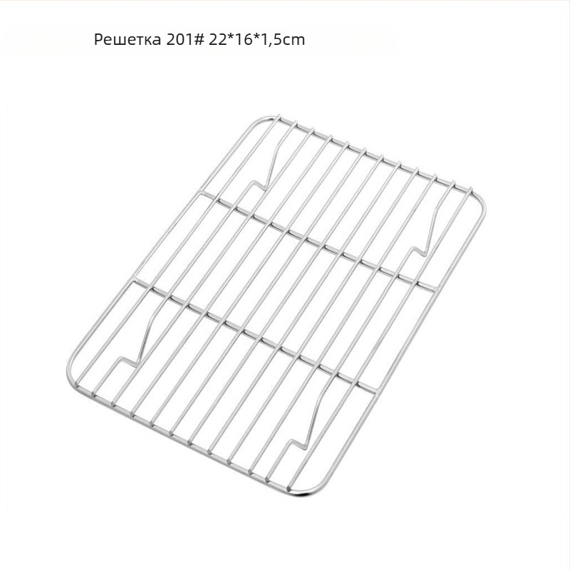 Решетка за охлаждане и печене от 304 неръждаема стомана, квадратна форма, за пара, усилена конструкция