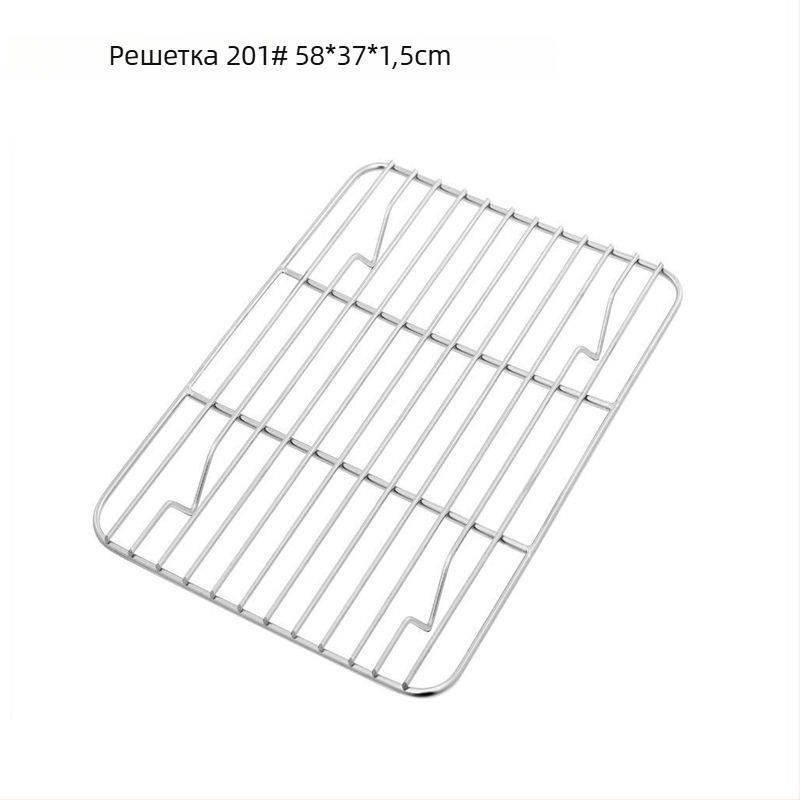Решетка за охлаждане и печене от 304 неръждаема стомана, квадратна форма, за пара, усилена конструкция