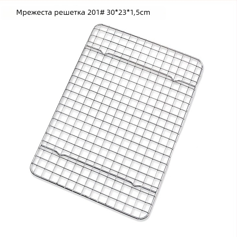 Решетка за охлаждане и печене от 304 неръждаема стомана, квадратна форма, за пара, усилена конструкция