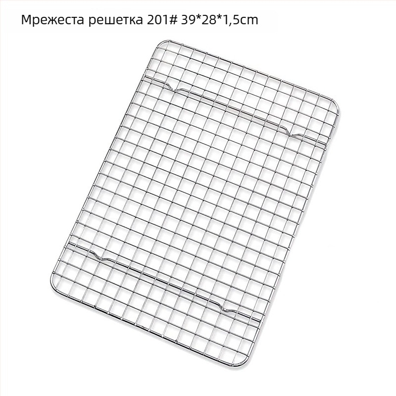 Решетка за охлаждане и печене от 304 неръждаема стомана, квадратна форма, за пара, усилена конструкция