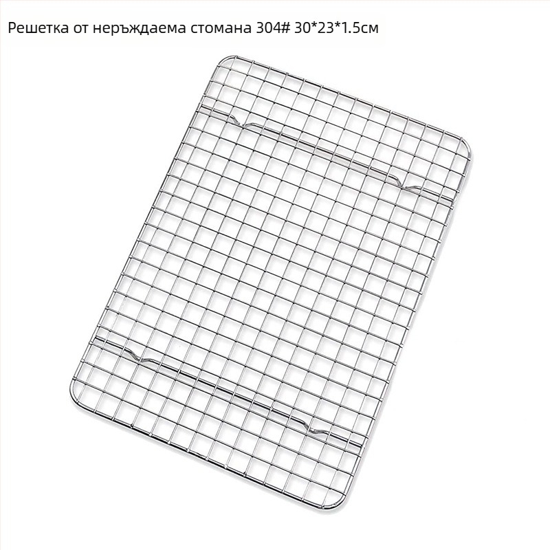 Решетка за охлаждане и печене от 304 неръждаема стомана, квадратна форма, за пара, усилена конструкция