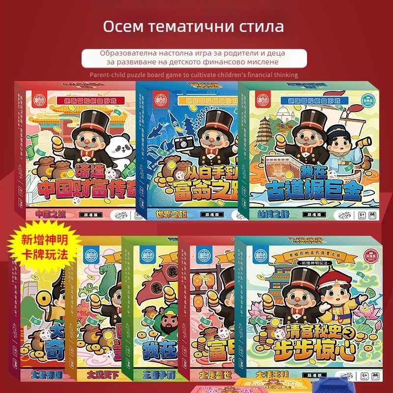 Делюкс версия на семейно-образователна настолна игра Монополи: Световно пътешествие