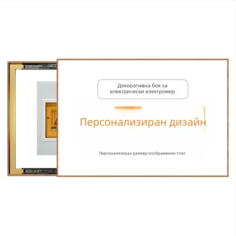 Декоративни панели за електромерна кутия с мотиви за корпоративна реклама, семейни портрети и хотелска украса