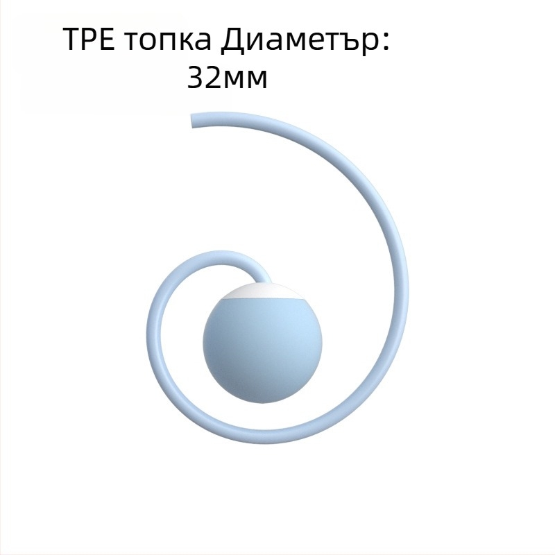 Безжично въже за скачане за вътрешна употреба – PVC, аксесоар с топка, за възрастни, фитнес оборудване