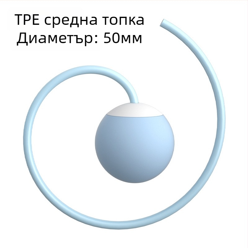 Безжично въже за скачане за вътрешна употреба – PVC, аксесоар с топка, за възрастни, фитнес оборудване